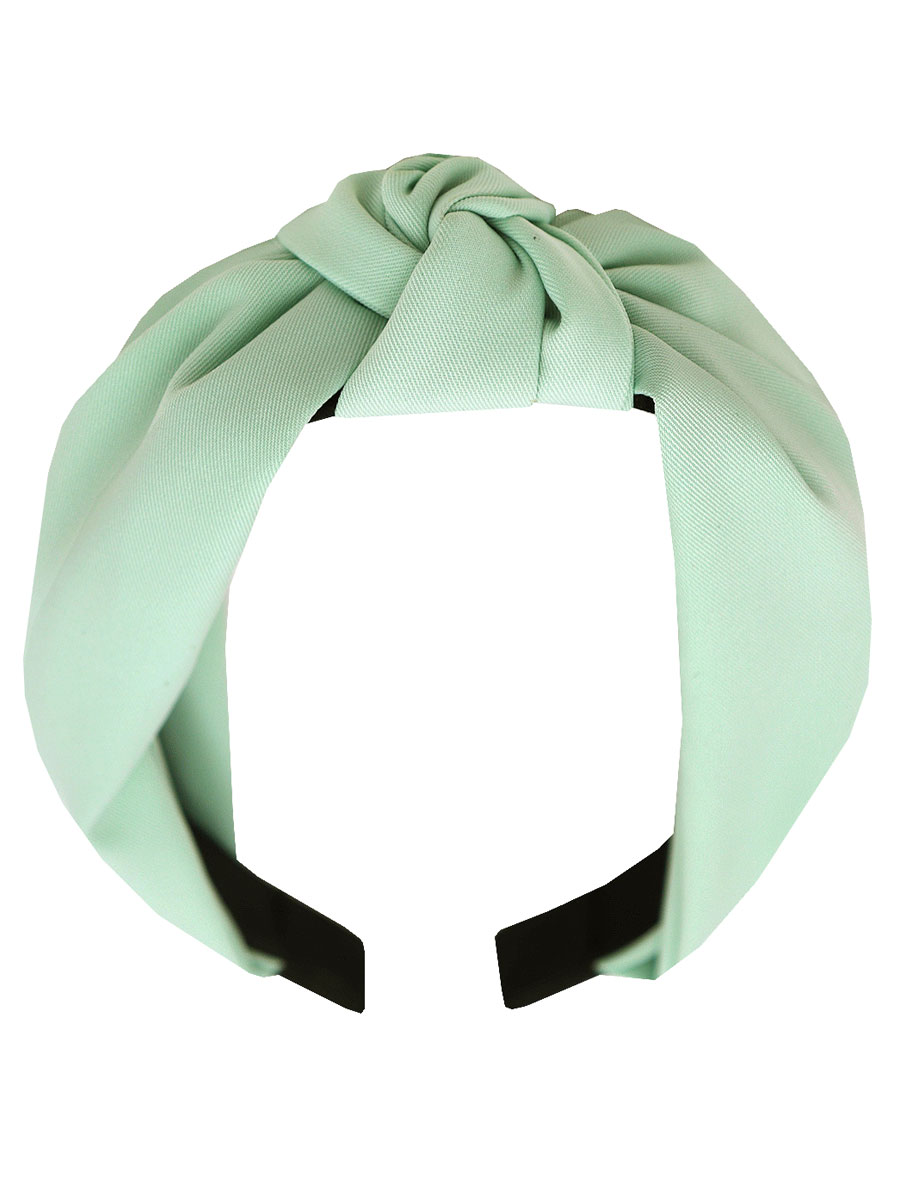 Haarband Knoop Groen afbeelding