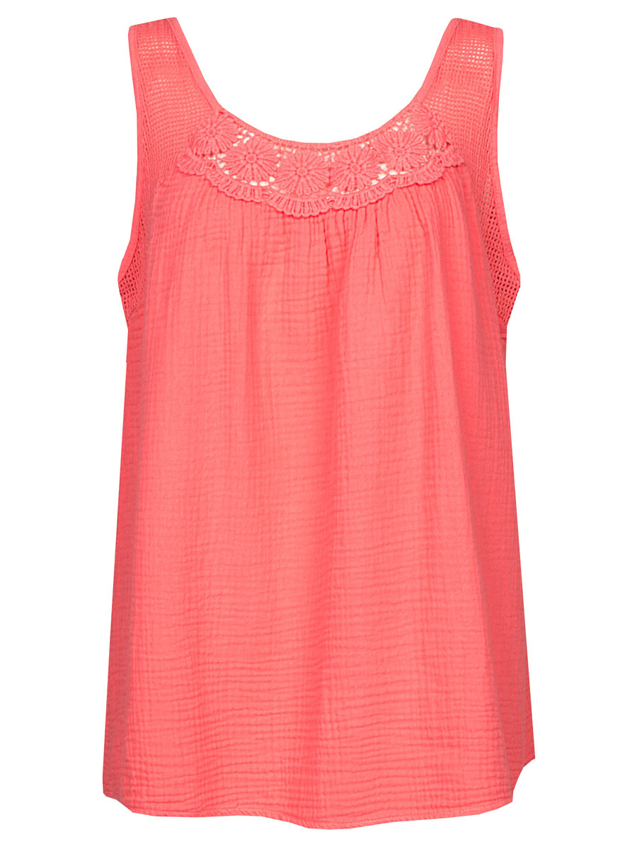 Top Broderie Koraal