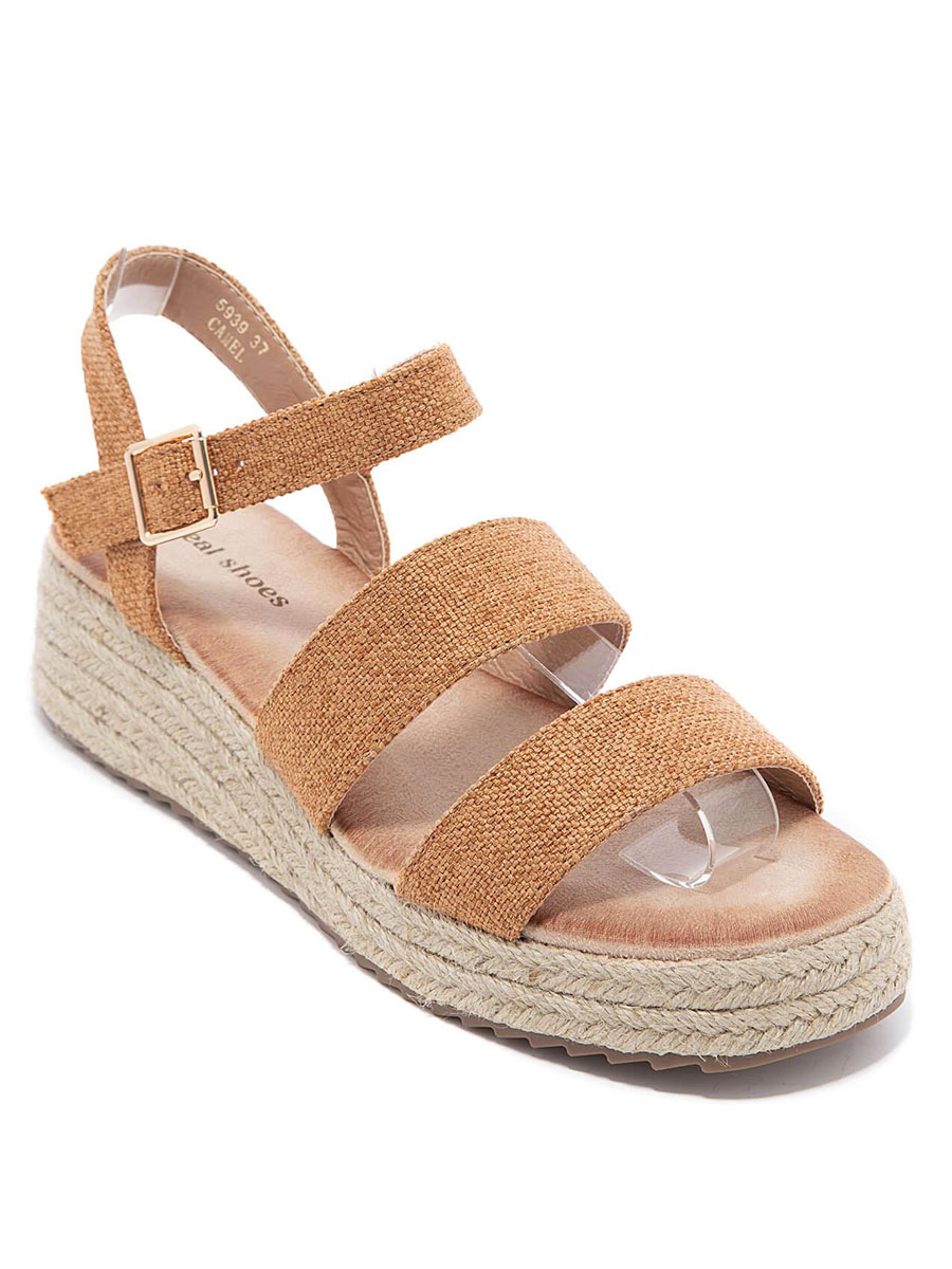 Sandalen Susan Camel voorkant