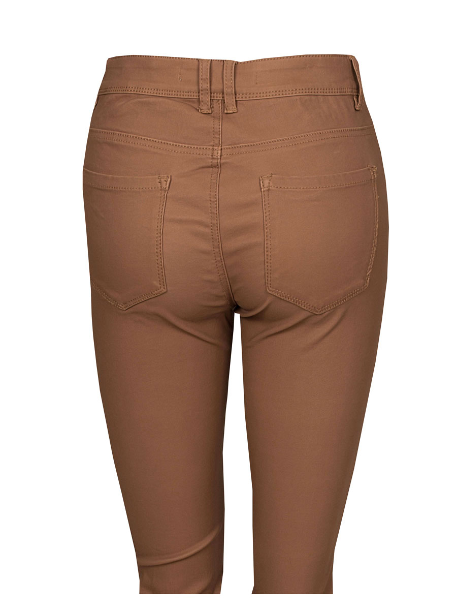 F252735310 Norfy Coated Bruin achterkant