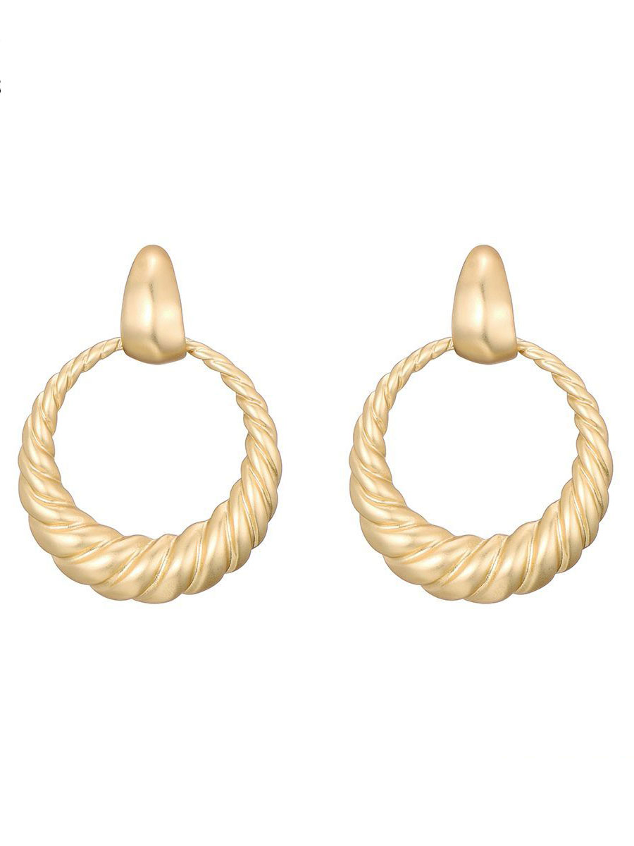 Oorbellen Twisted Goud