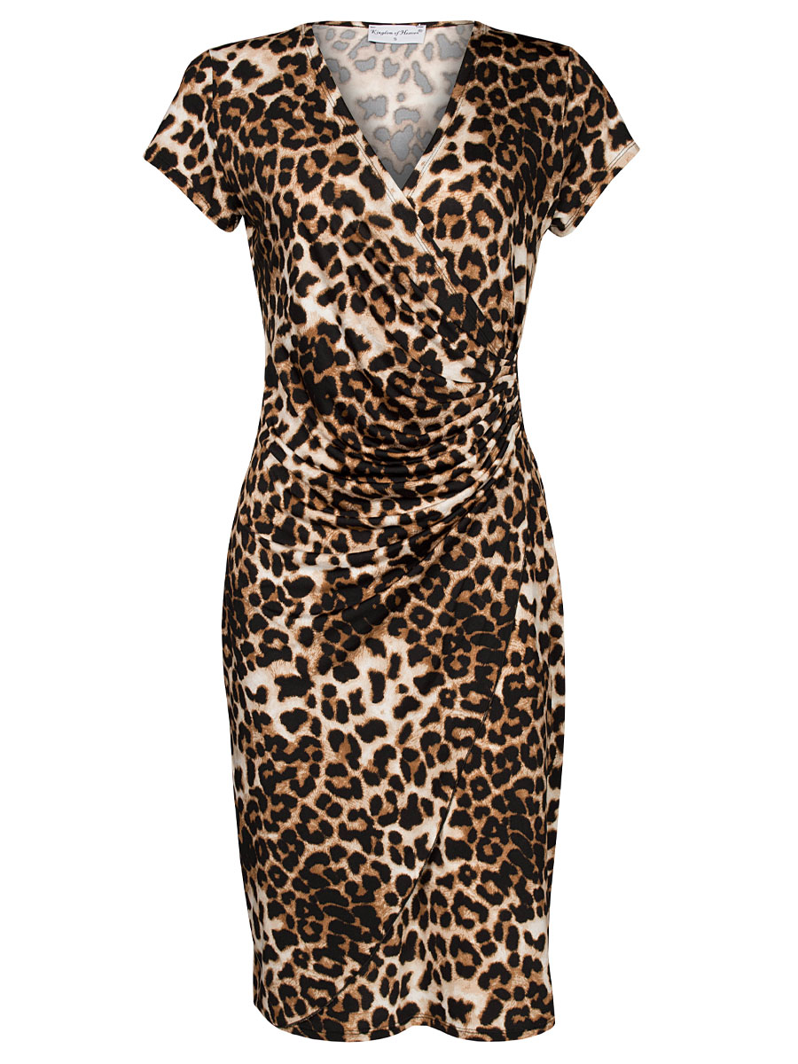Jurk Luipaard Bruin Jurk Luipaard Bruin