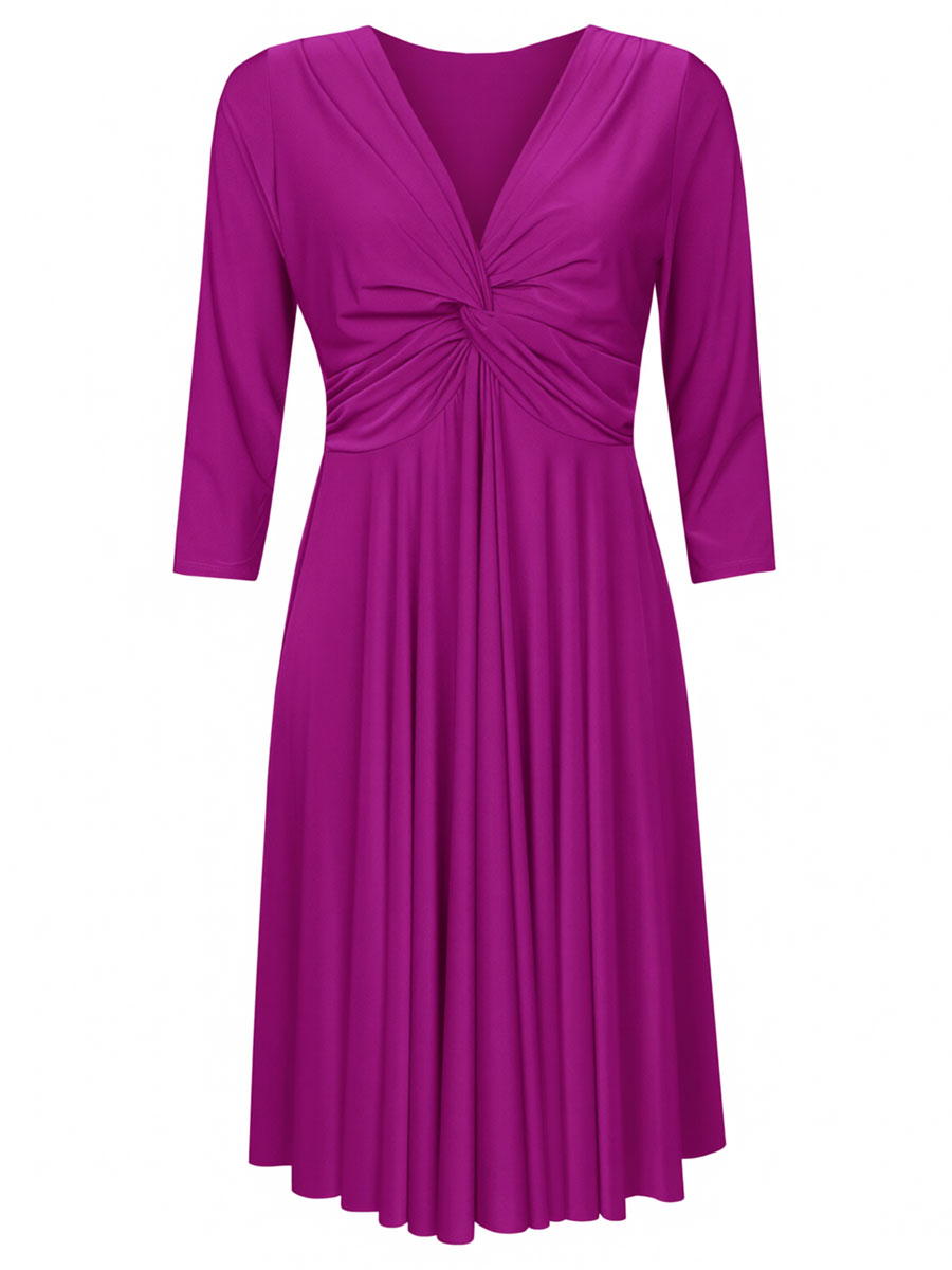 Jurk Davina Aubergine