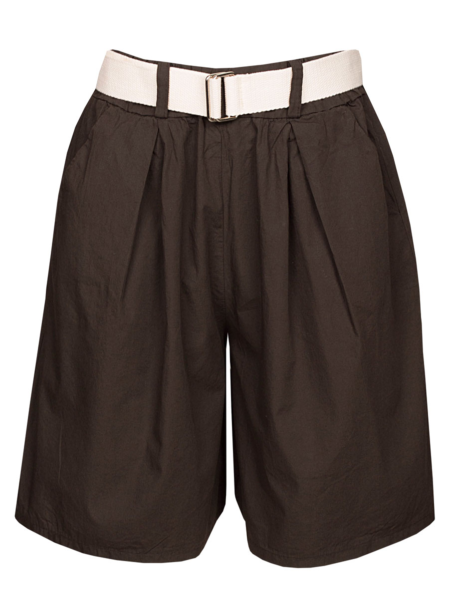 Short Katoen Bruin