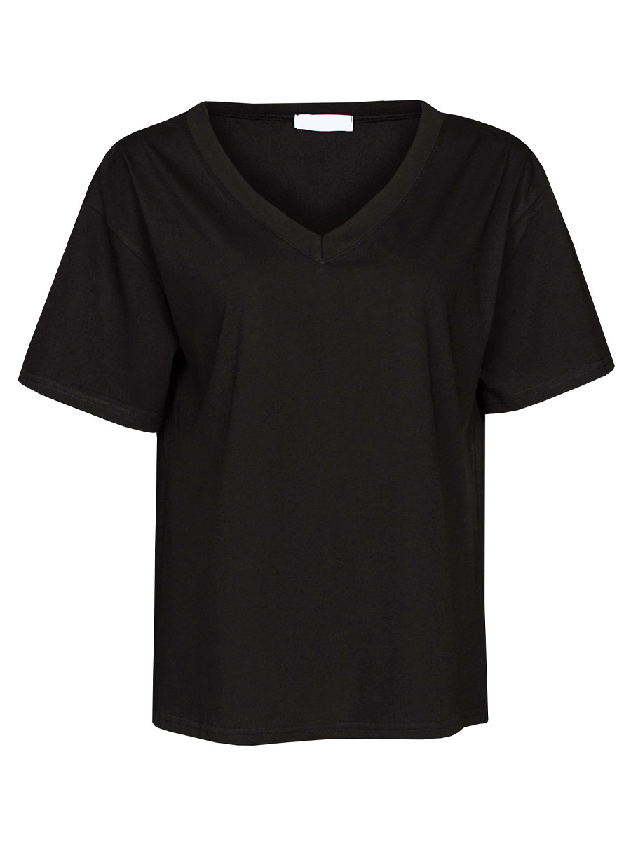 Shirt Katoen Zwart