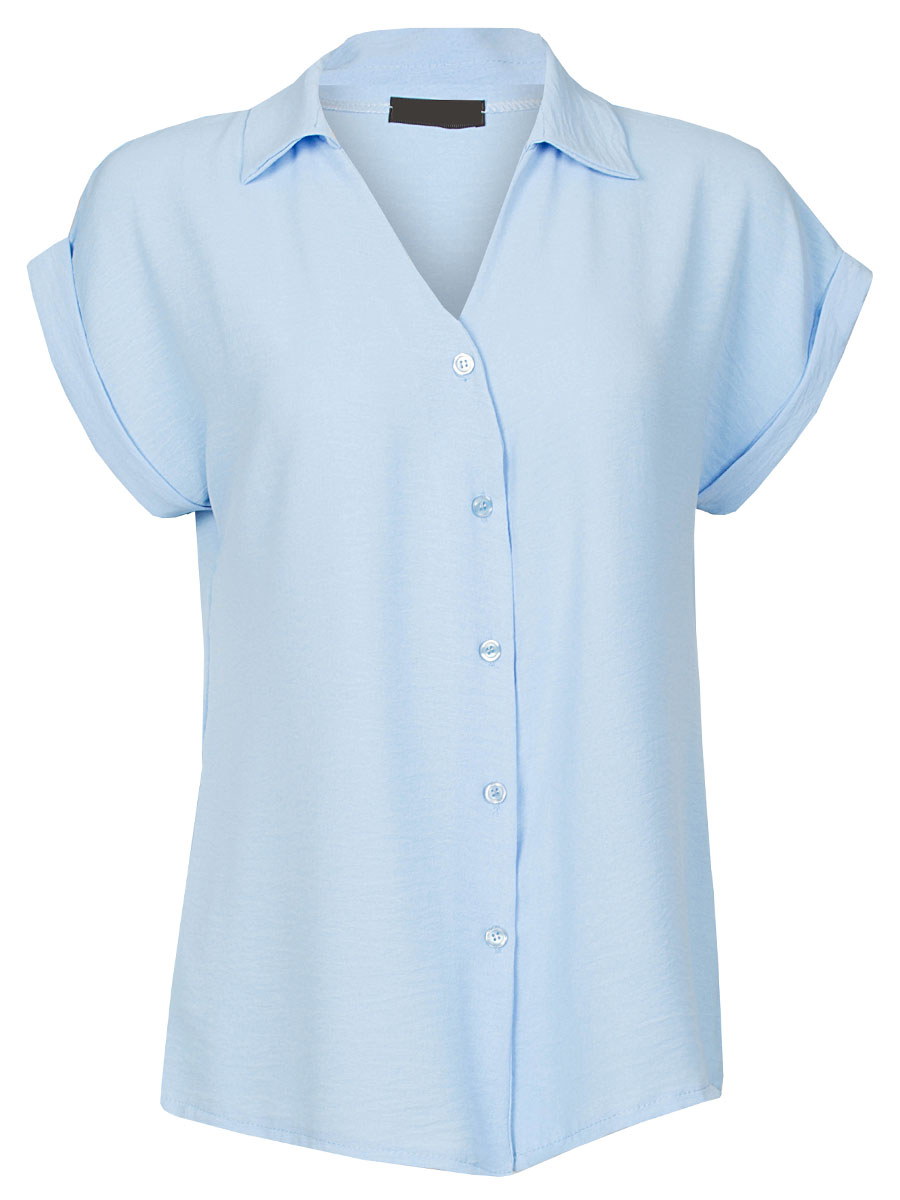 Blouse Basic Blauw