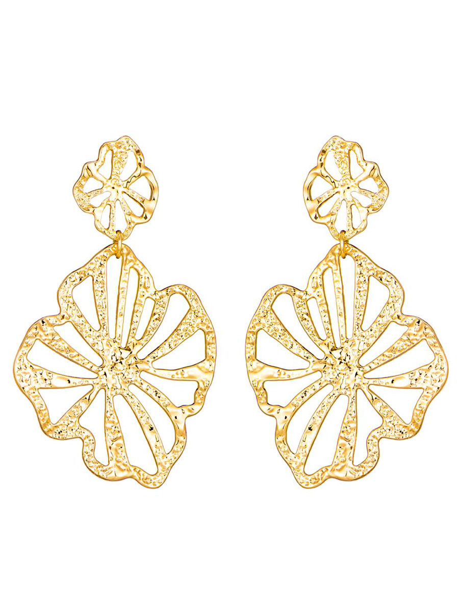 Oorbellen Bloemen Goud