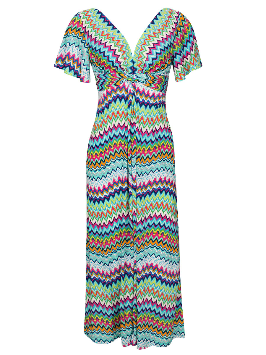 F01201210 Jurk ZigZag Mint