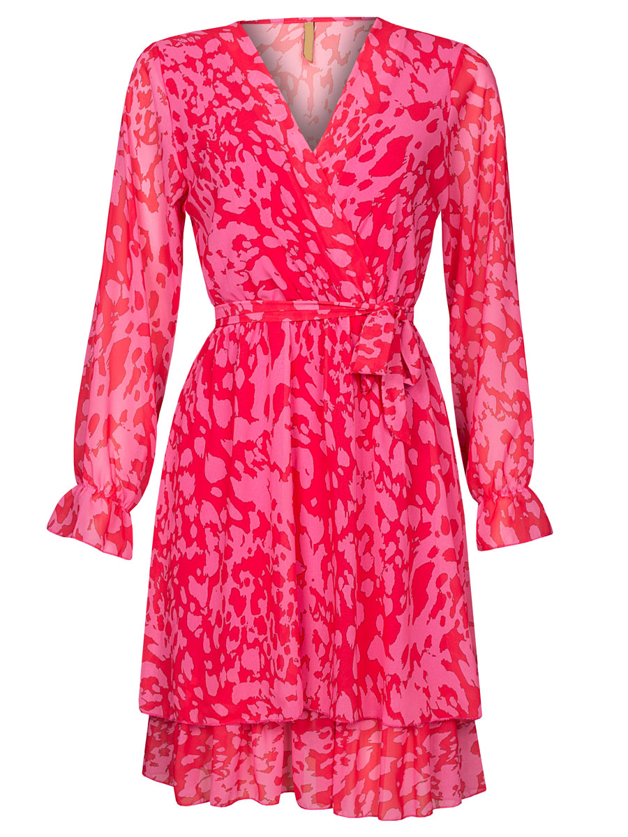 Jurk Lizzy Roze Rood