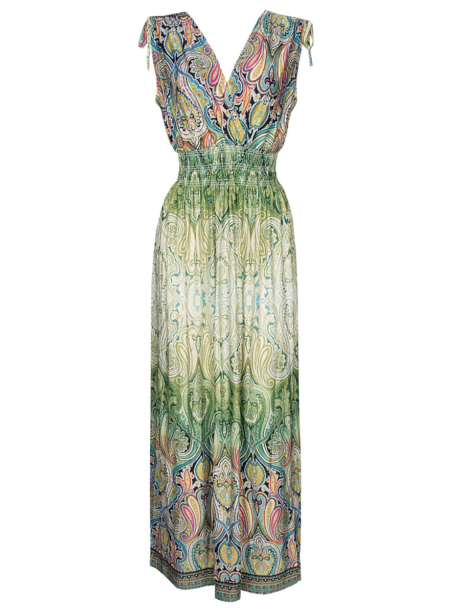 Maxi Jurk Ibiza Groen