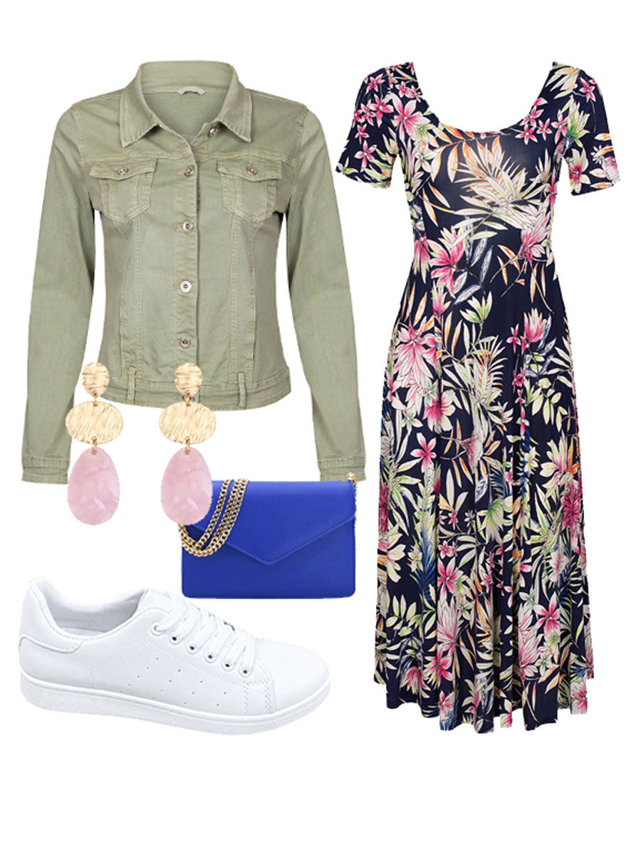 Jurk Claire Navy Shop the look