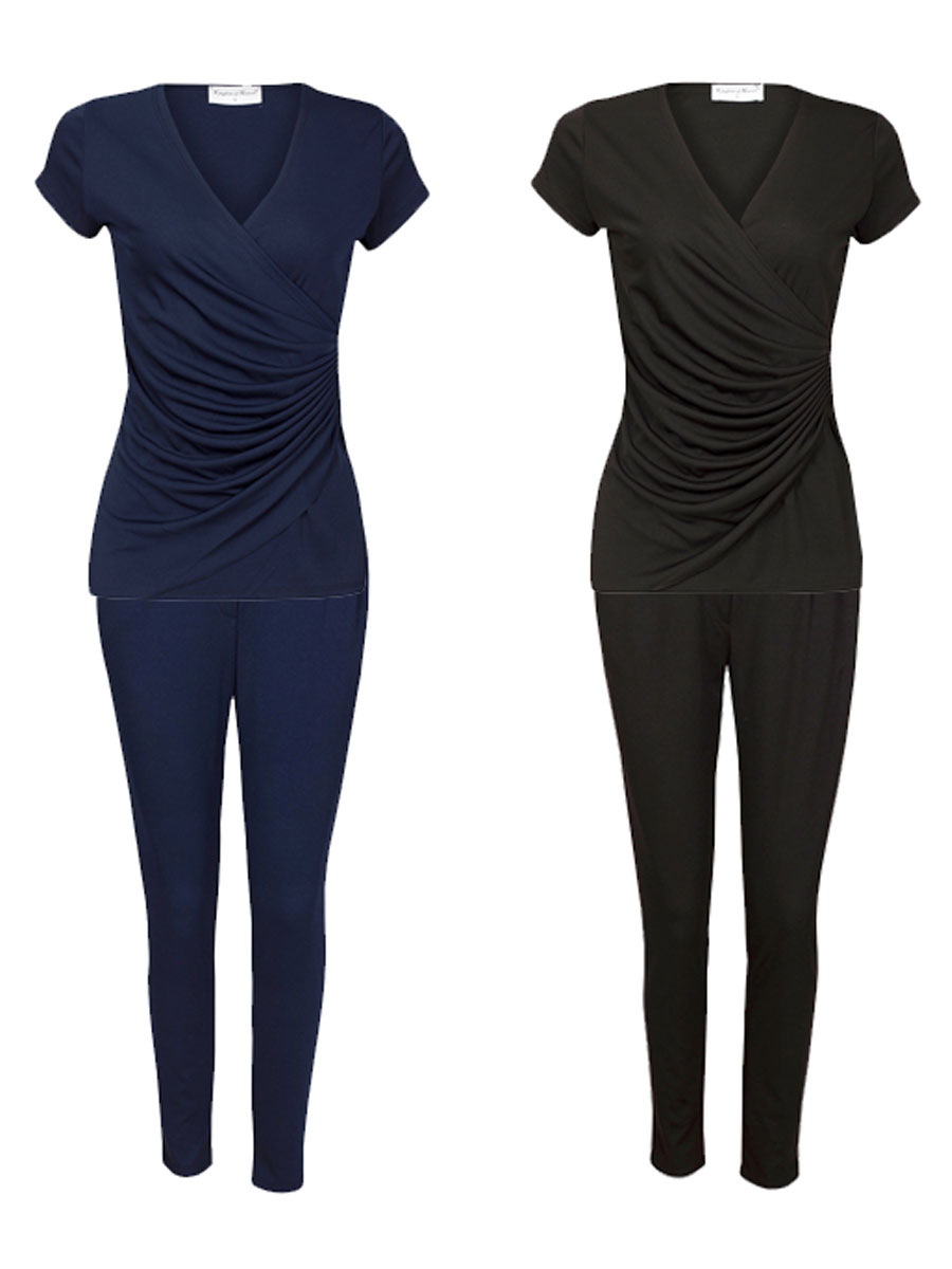 Pantalon Stretch Navy jumpsuit