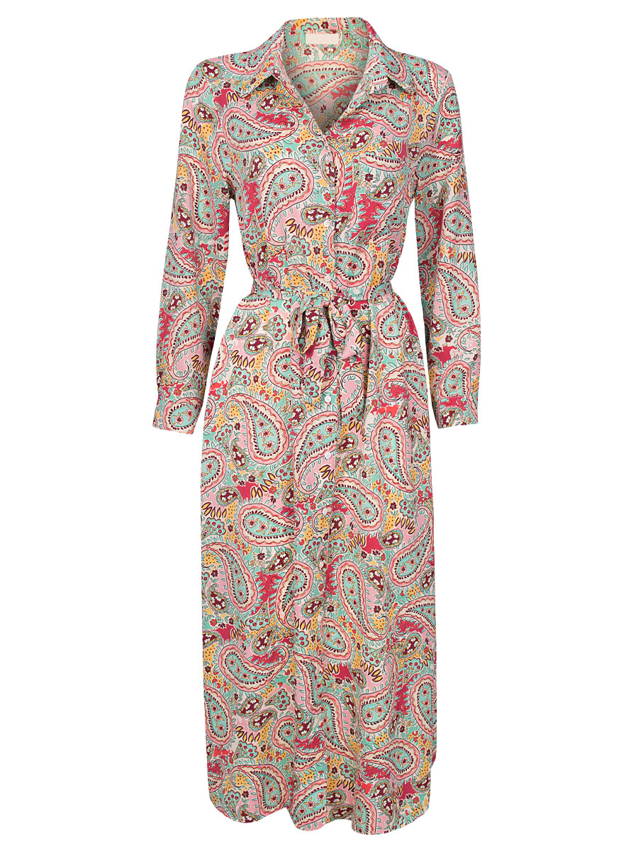 Maxi Blousejurk Paisley afbeelding