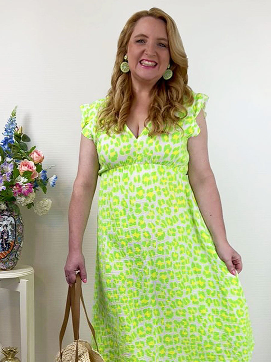 Jurk Neon Groen