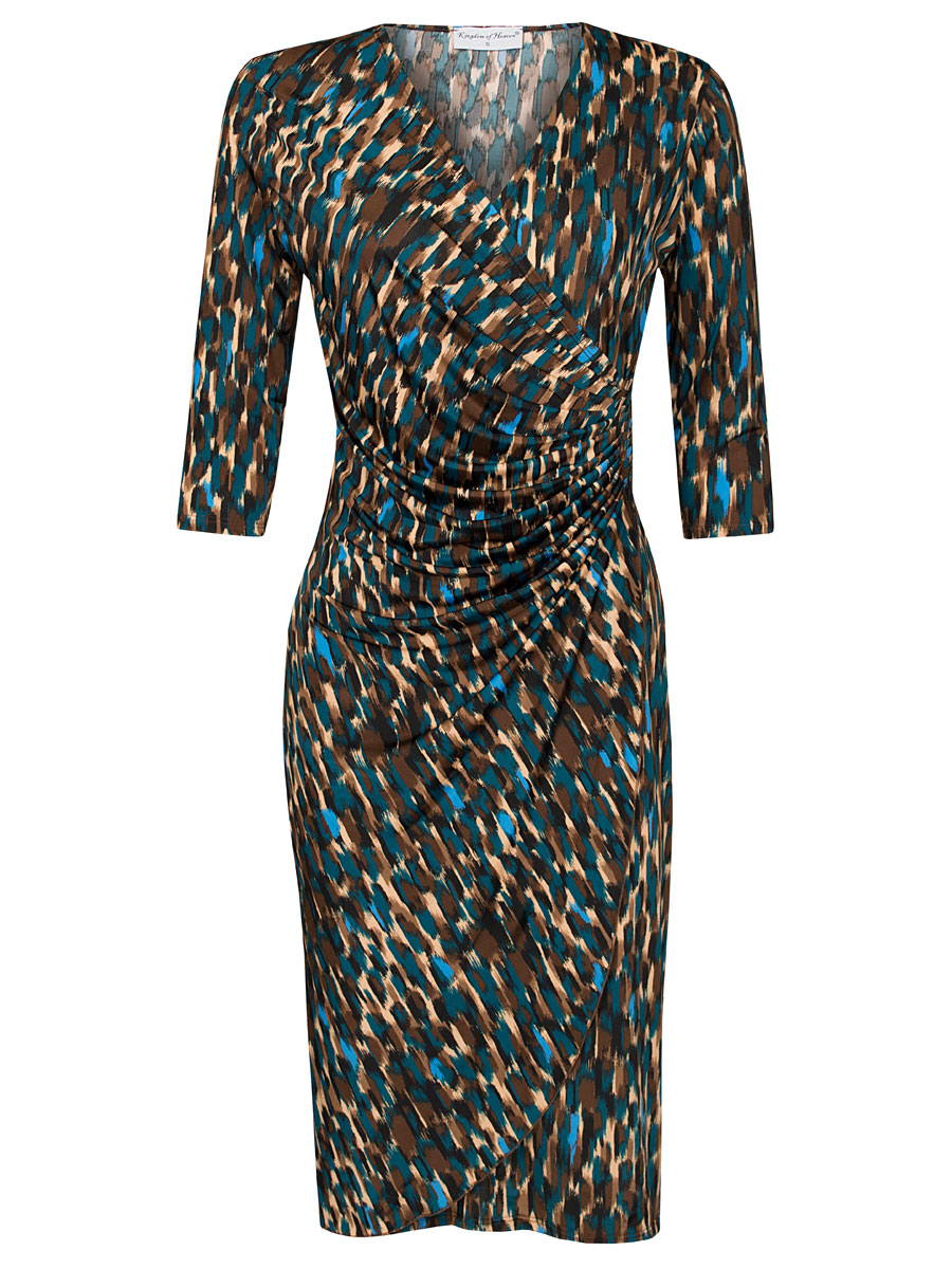 F0110346220 Jurk Kimberly Blauw