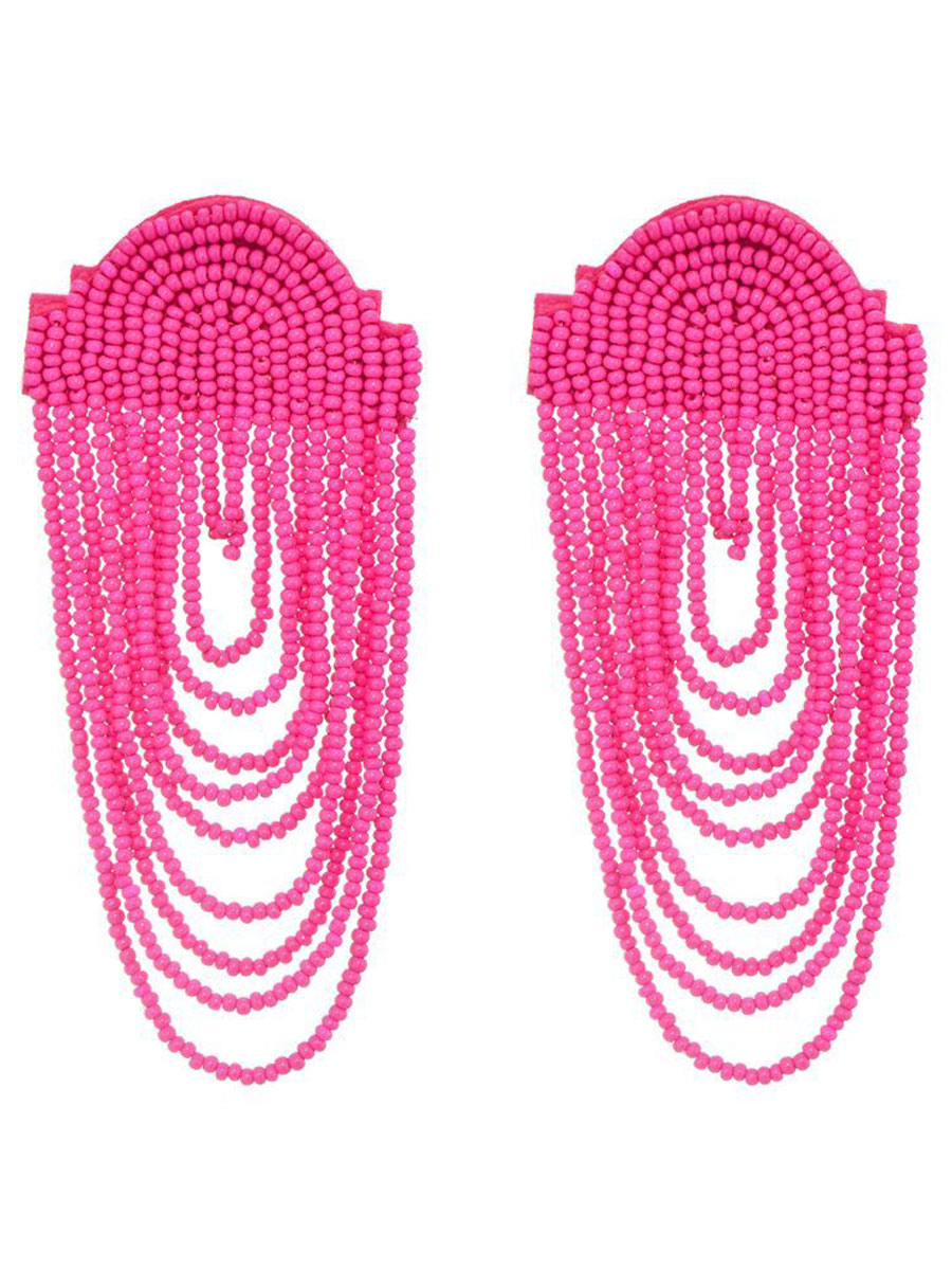 Oorbellen Chandelier Roze Oorbellen Chandelier Roze