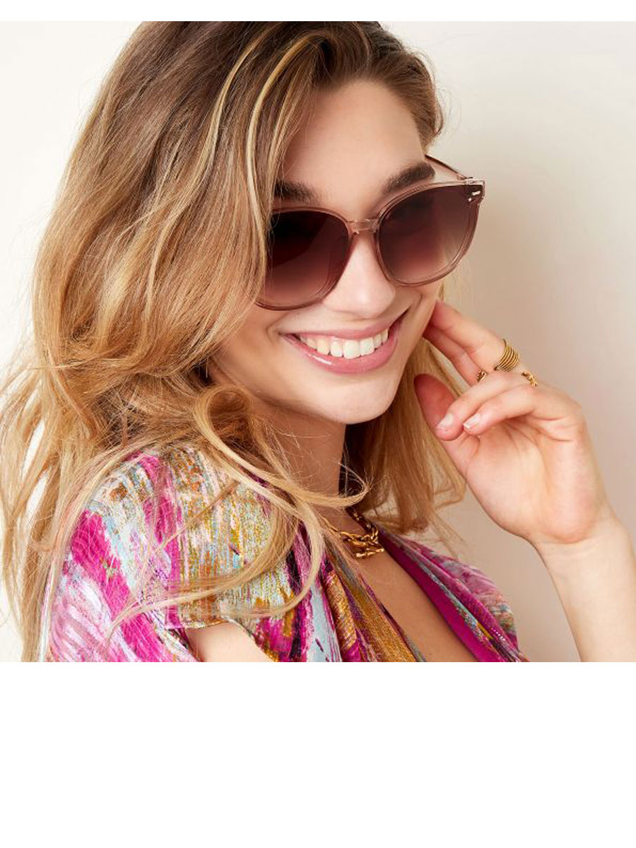 Zonnebril Trendy Z Roze model voorkant