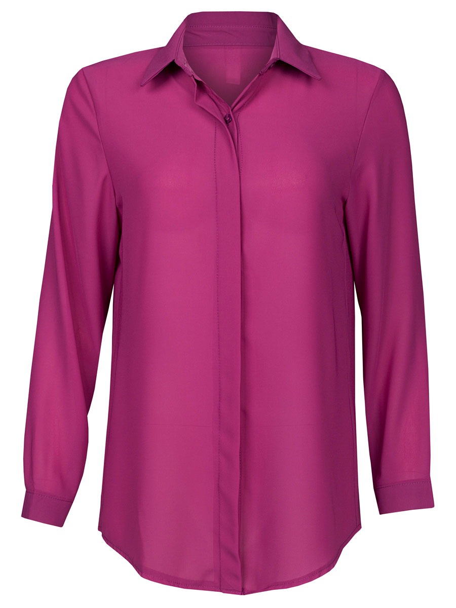 Blouse Janet Aubergine