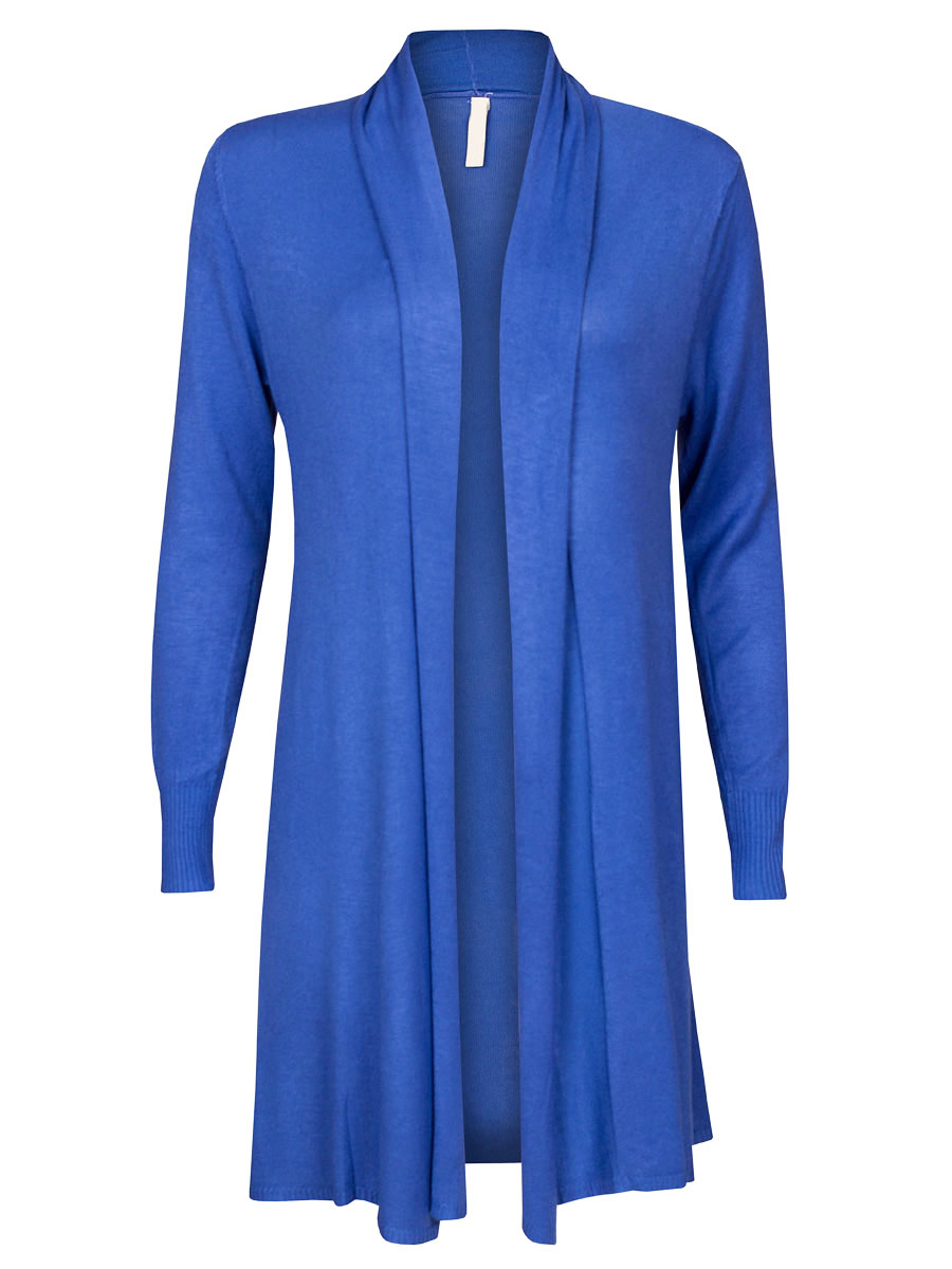 F28597700 Vest Openvallend Blauw