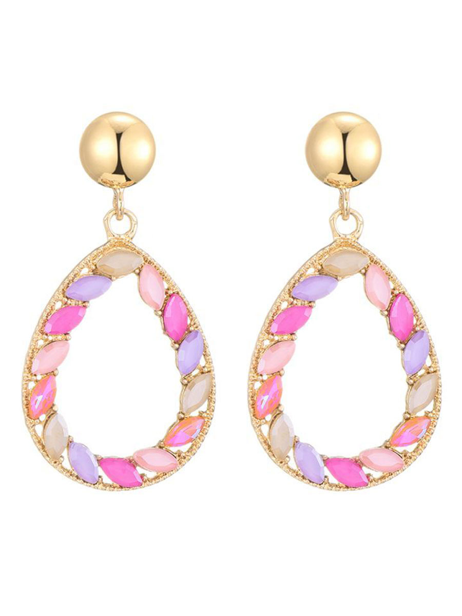 Oorbellen Gekleurd Kristal