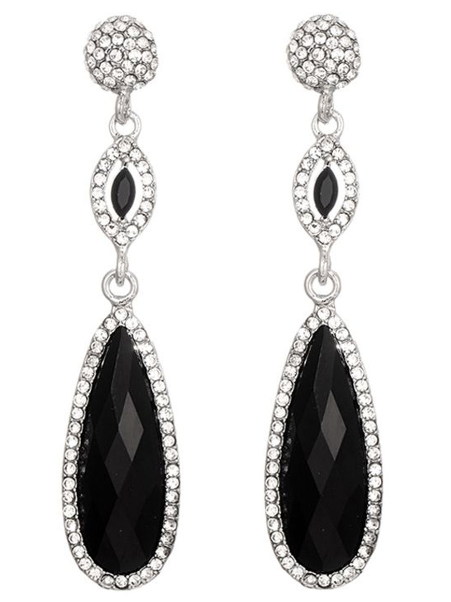 Oorbellen Glinster Zwart