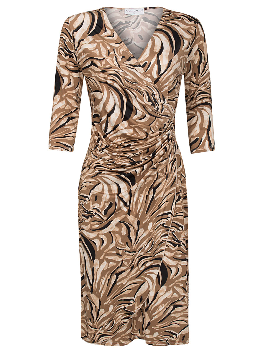 F0110346210 Jurk Feline Beige