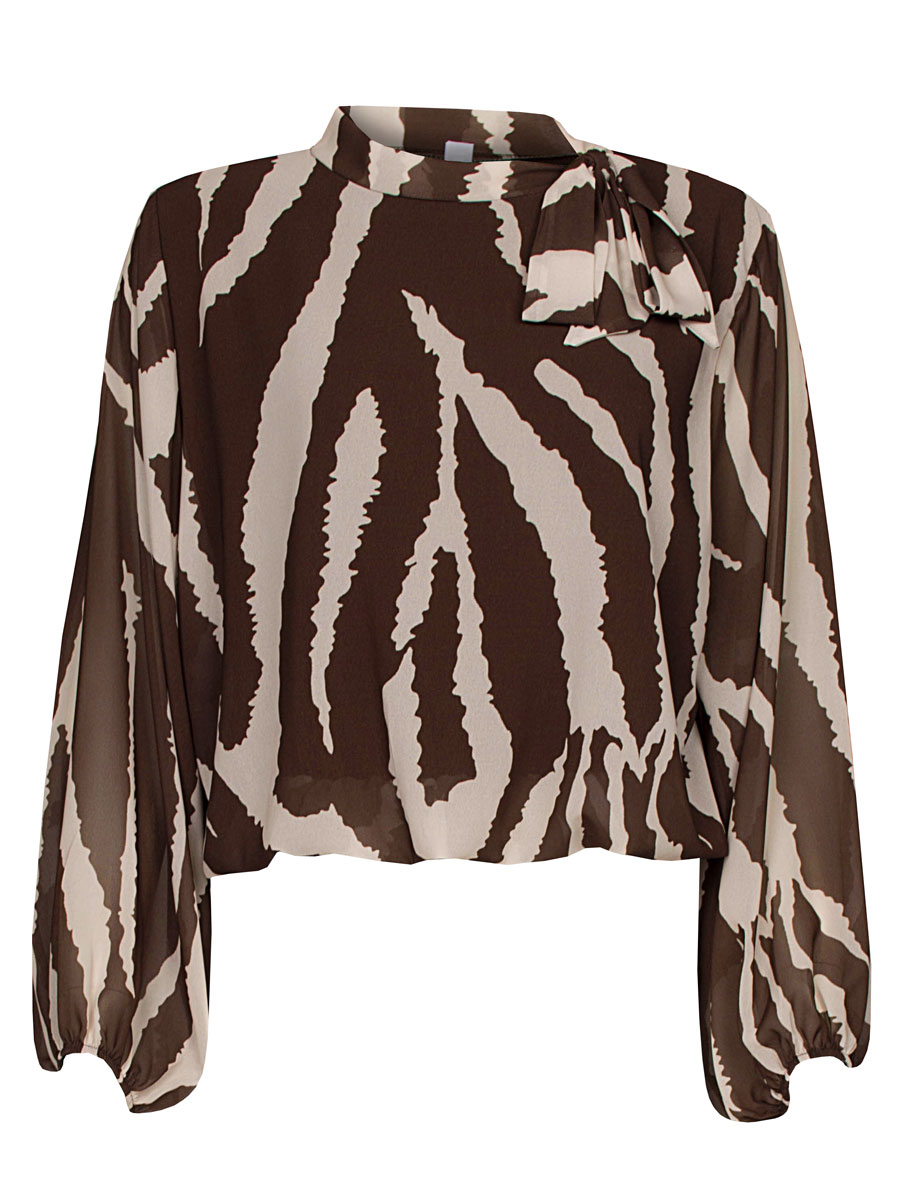 Top Blouson Strik Zebra Bruin