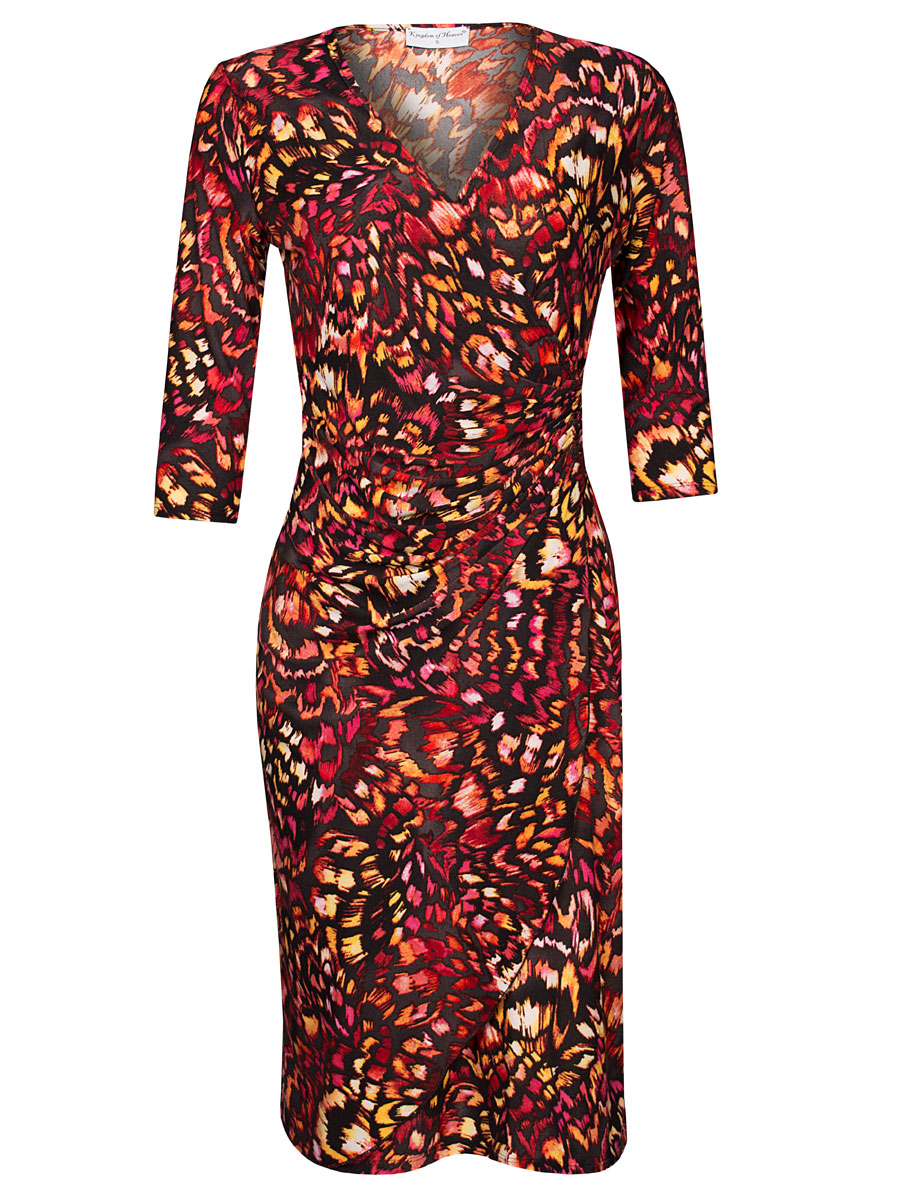 Jurk Barbara Bordeaux Jurk Barbara Bordeaux