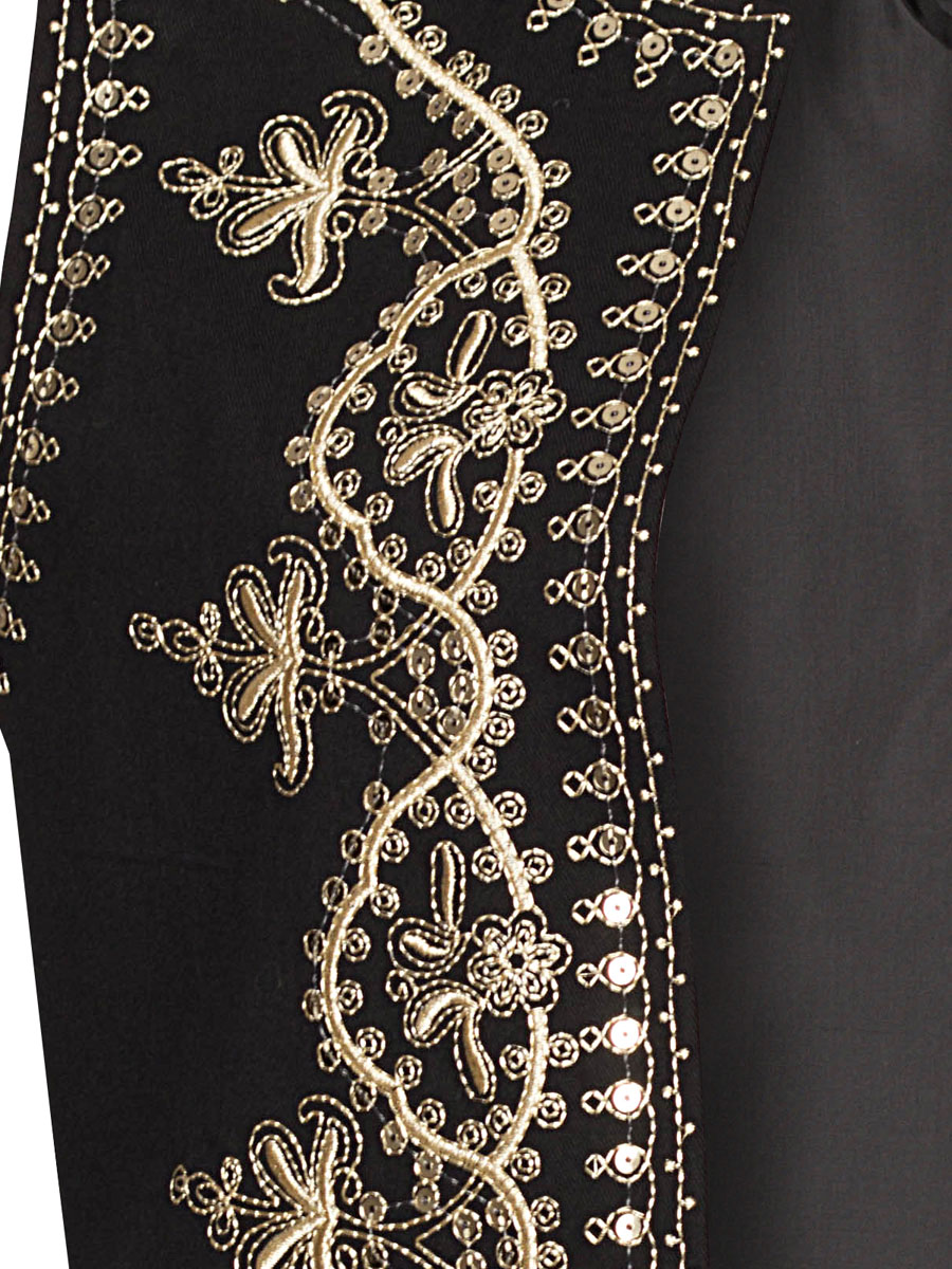 Gilet Chique Zwart detail