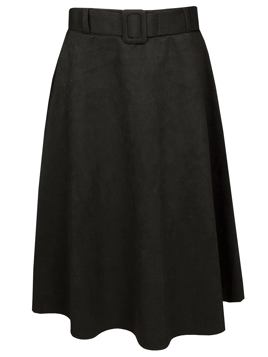 Rok Suède Zwart Rok Suède Zwart