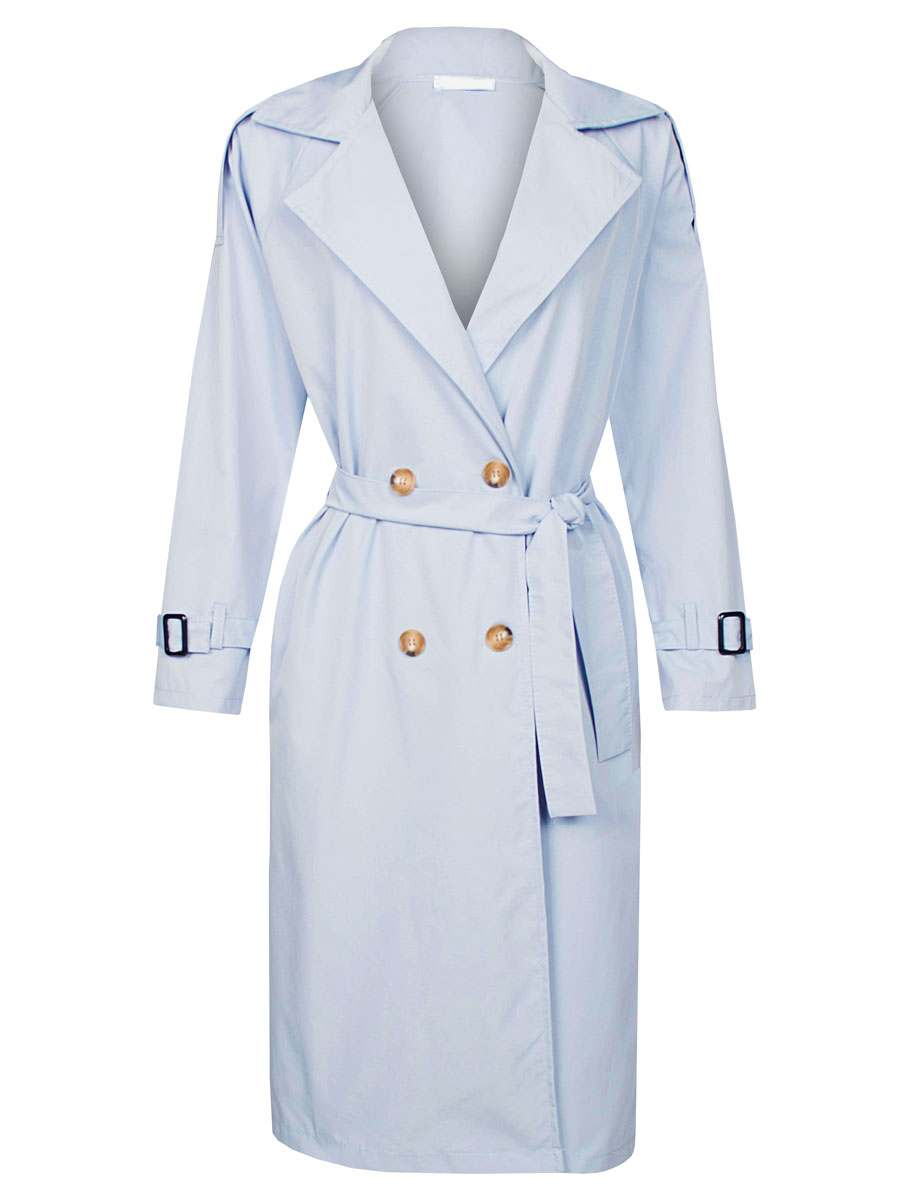 Trenchcoat Lichtblauw