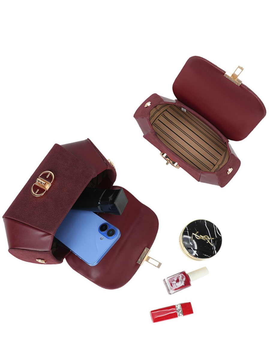 Schoudertas Amelie Bordeaux