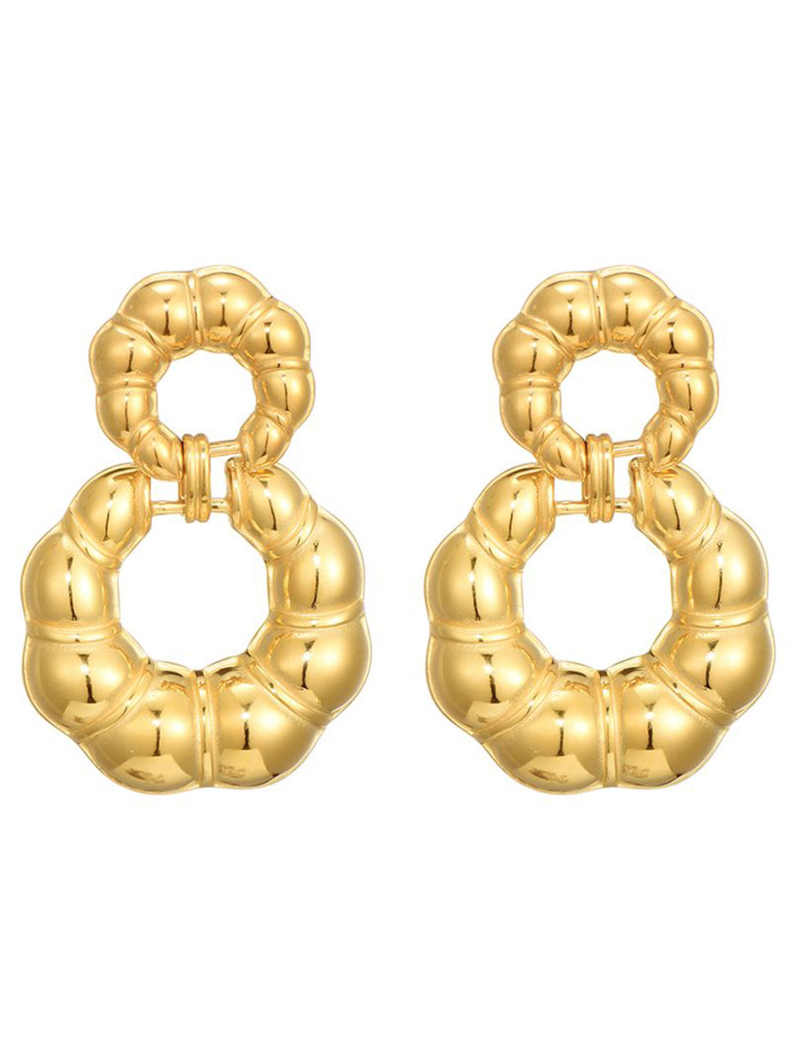 Oorbellen Knoop Goud Oorbellen Knoop Goud