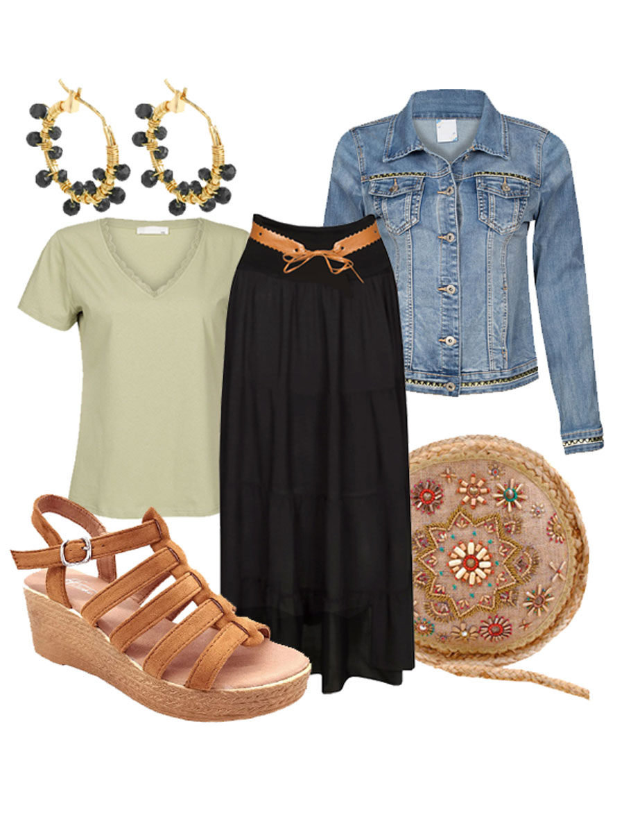 F1131521RVQbekqUxC1q6 Shirt Amber Groen Shop the look