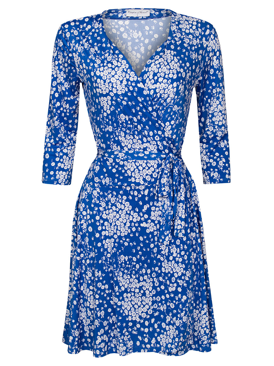 F01503440 Jurk Overslag A-lijn Tosca