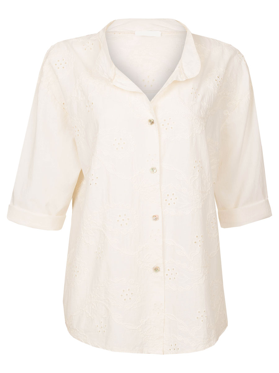 Blouse Paisley Beige