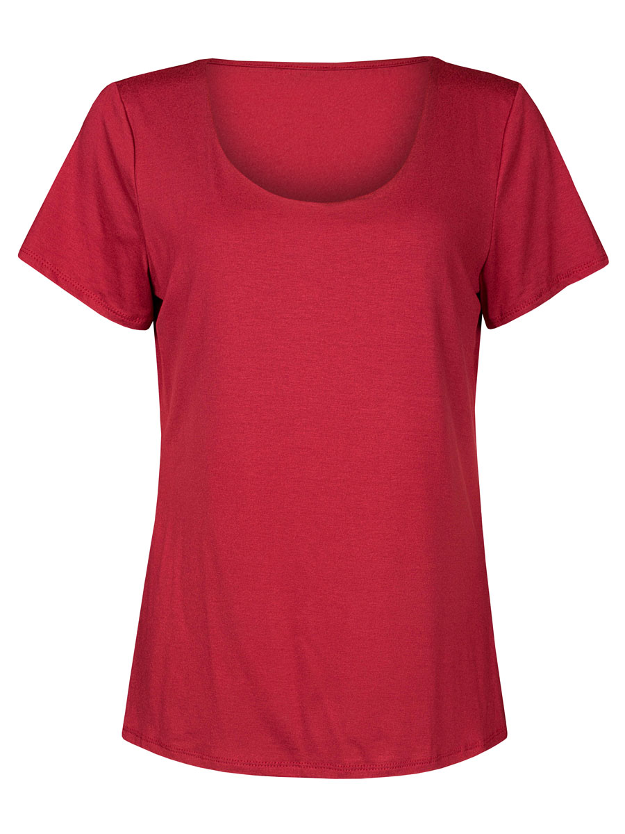 T-Shirt Viscose Bordeaux