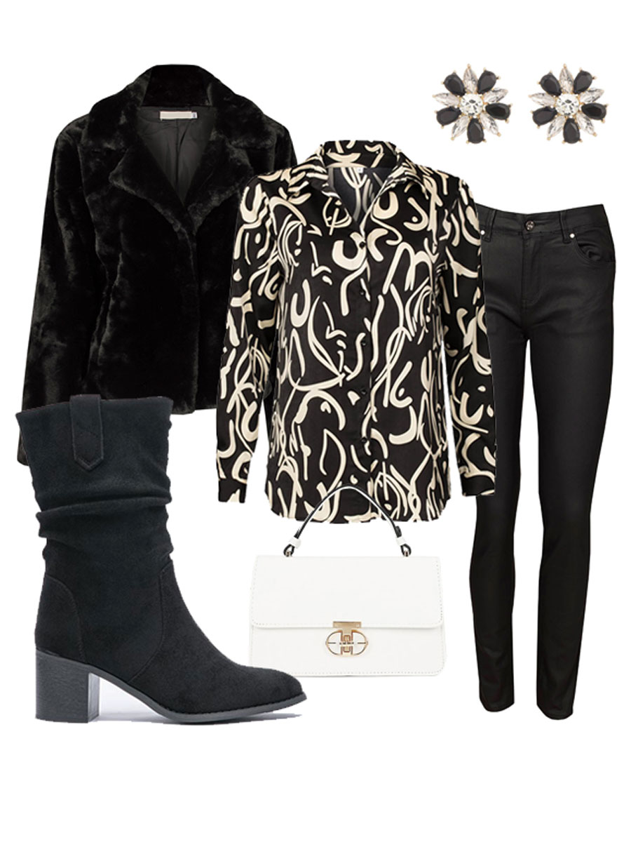 Blouse Sophia Zwart Shop the look