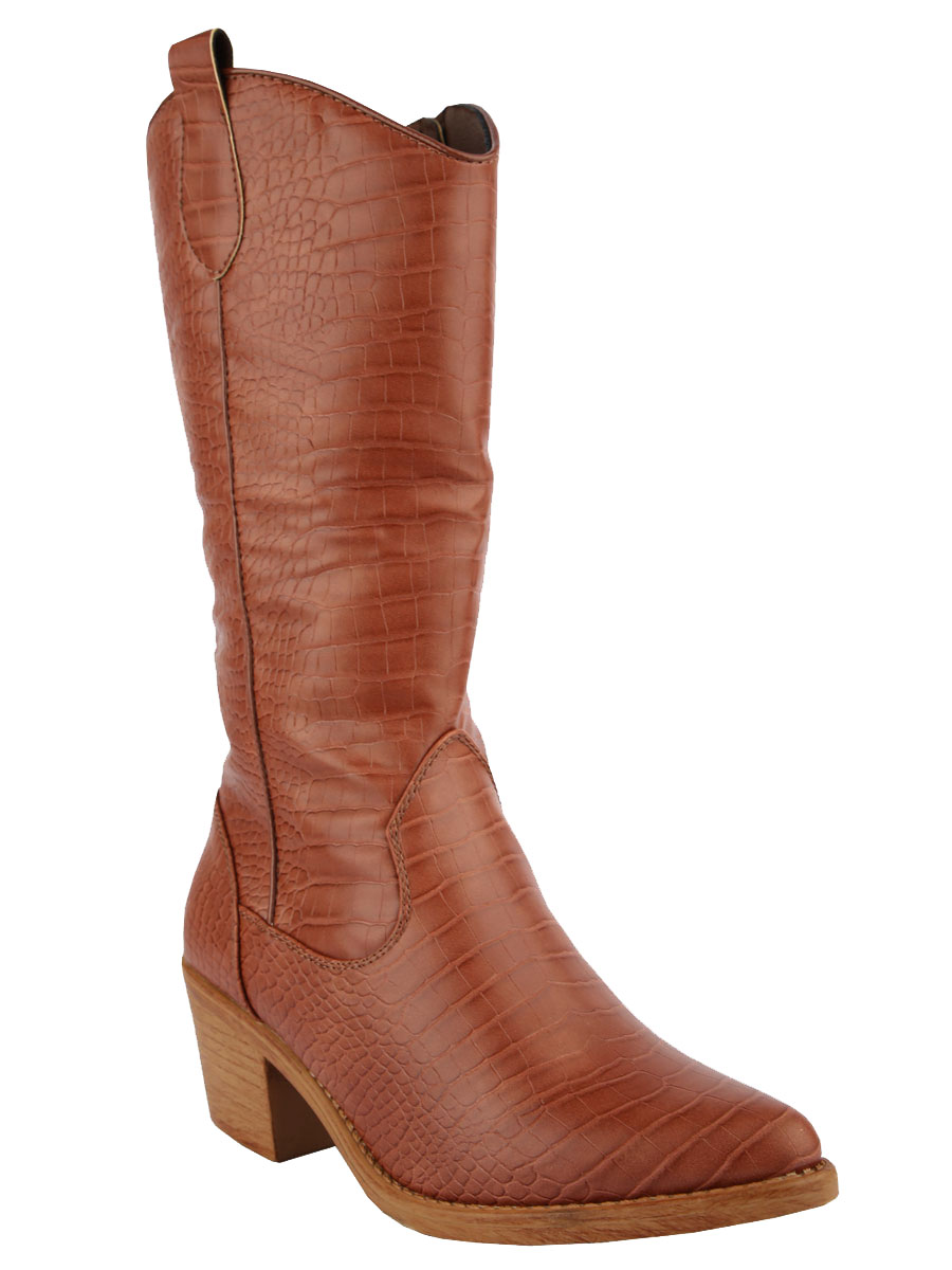 Laarzen Croco Bruin