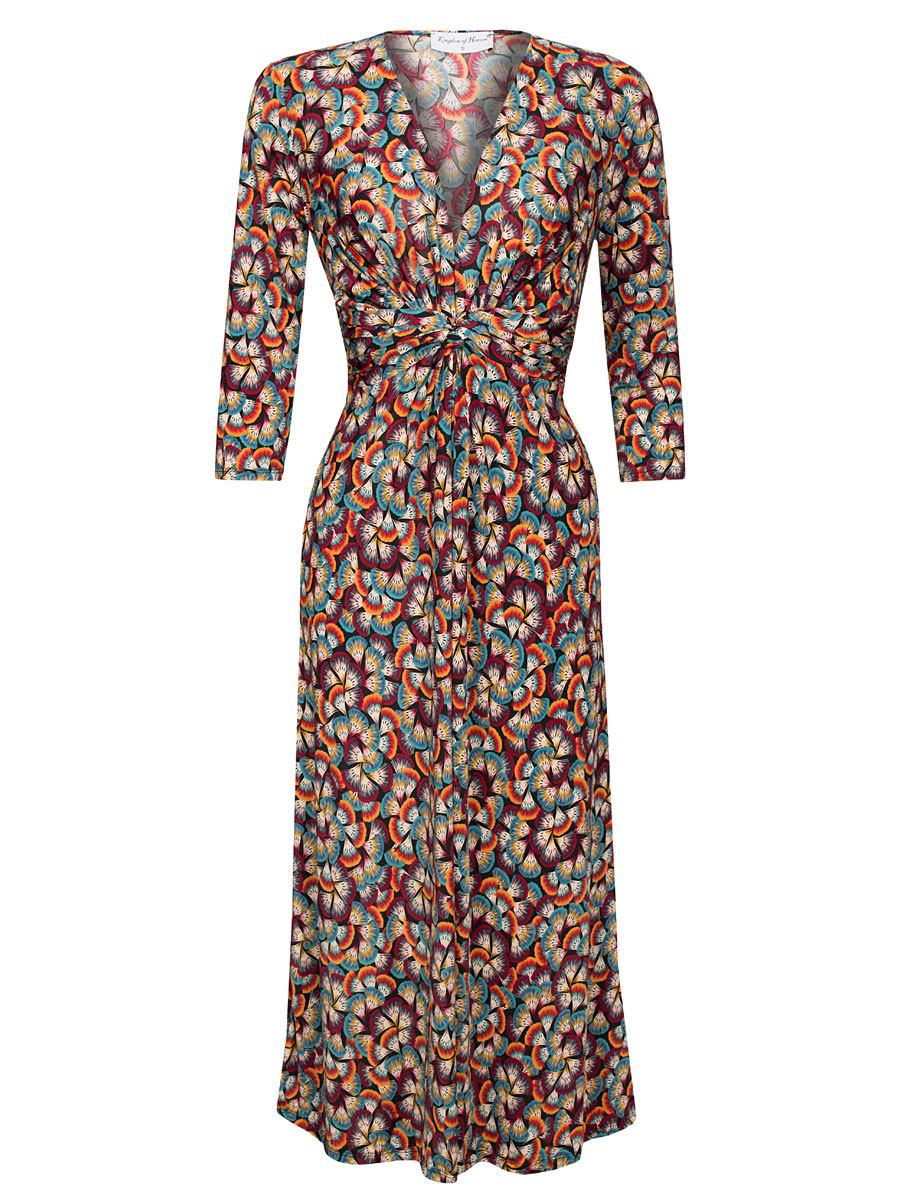 F01201350 Jurk Viooltjes Multi
