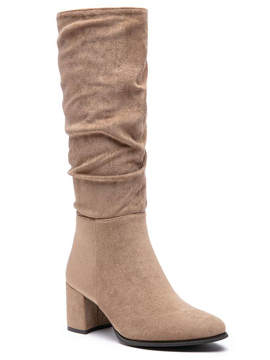 Laarzen Linda Taupe zijkant