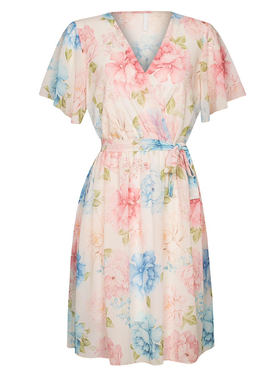 Jurk Abigail Bloemen Pastel