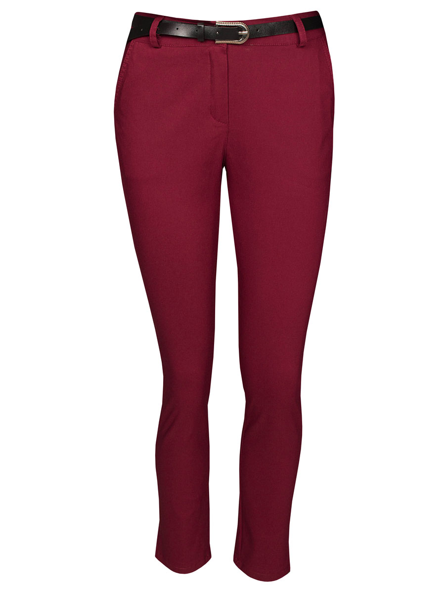 Broek Stretch Bordeaux