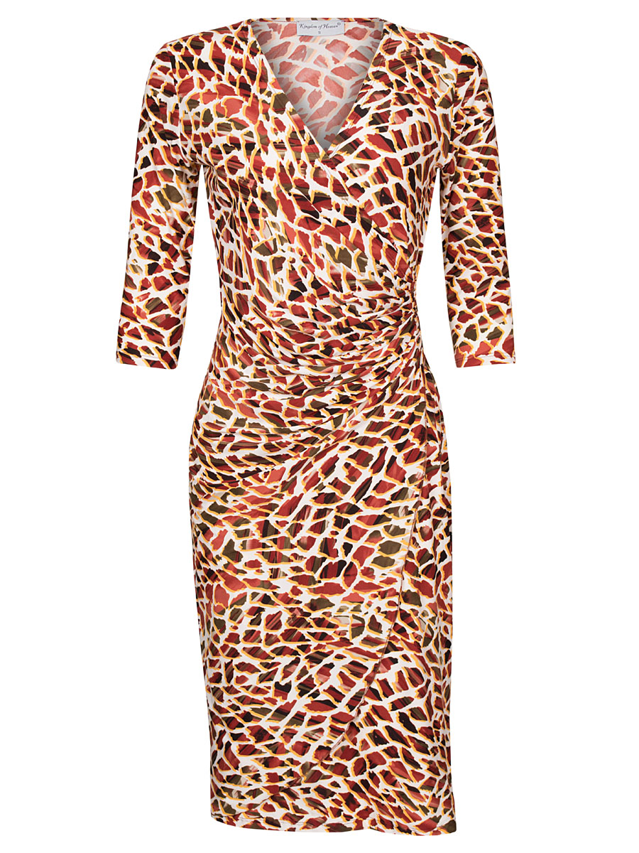 F011034300 Jurk Estrella Brique