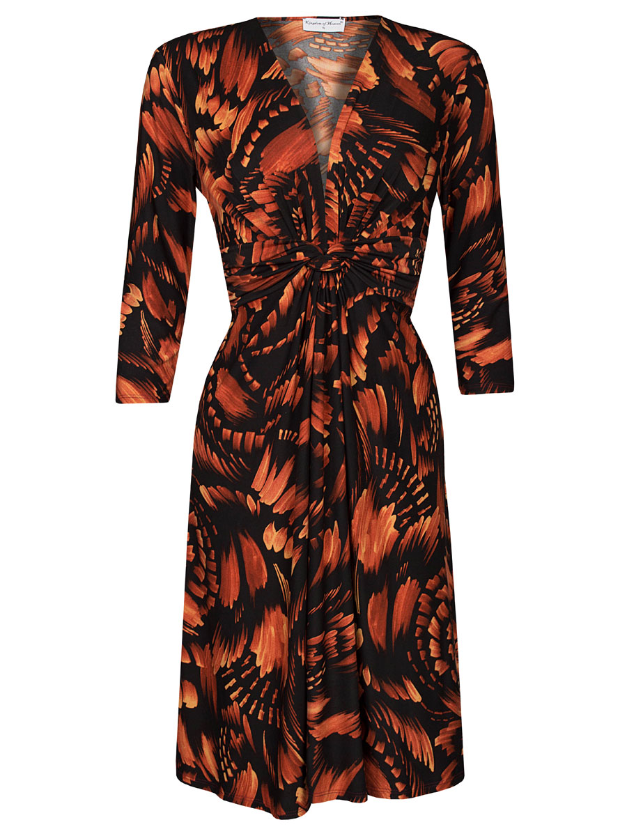 Jurk Stephanie Bruin Jurk Stephanie Bruin