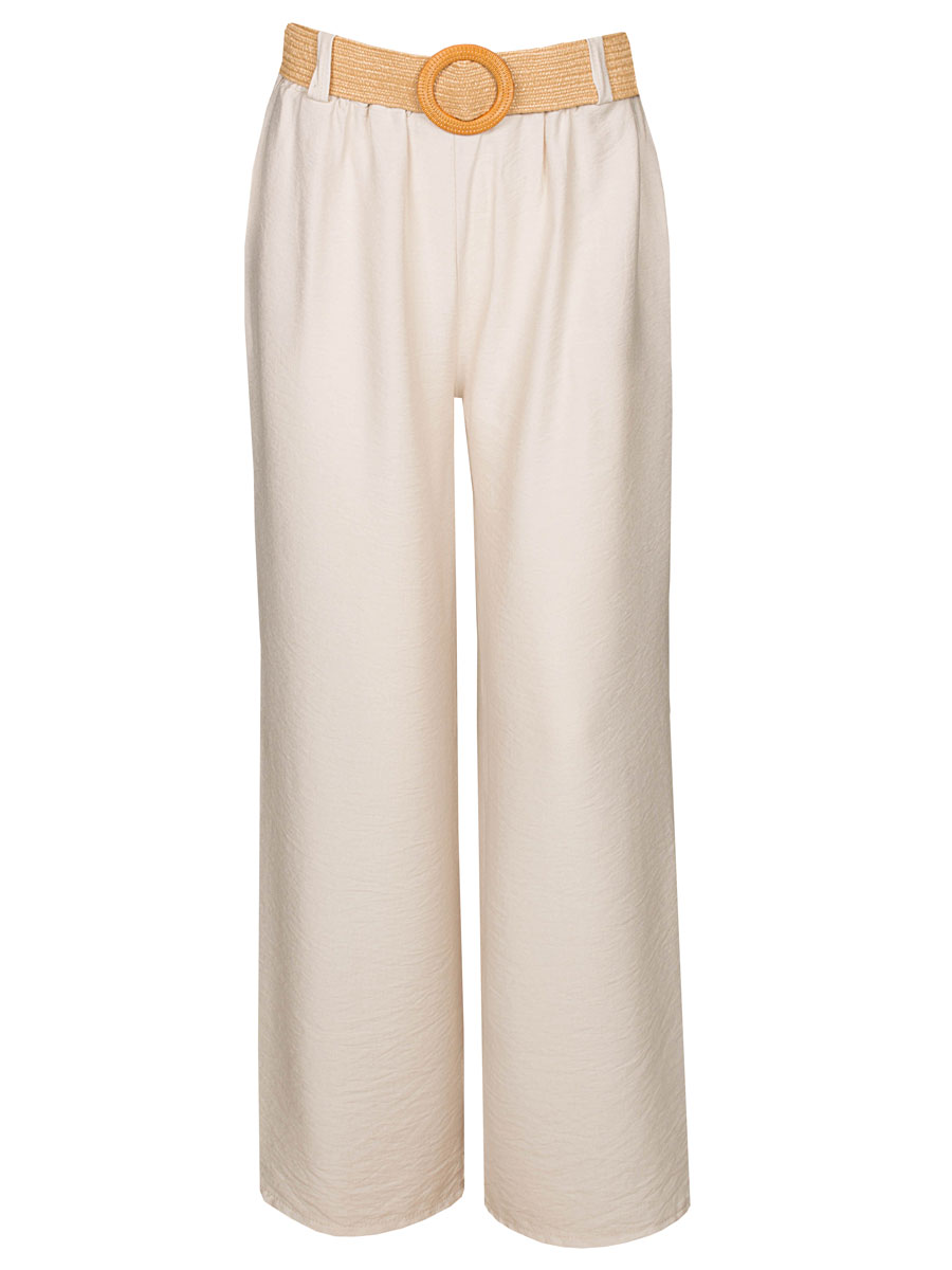 Broek Straight Beige