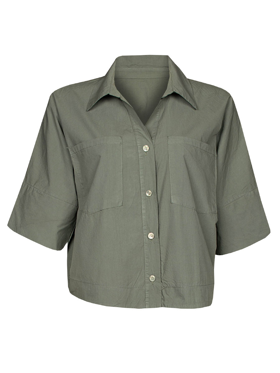 Blouse Katoen Groen