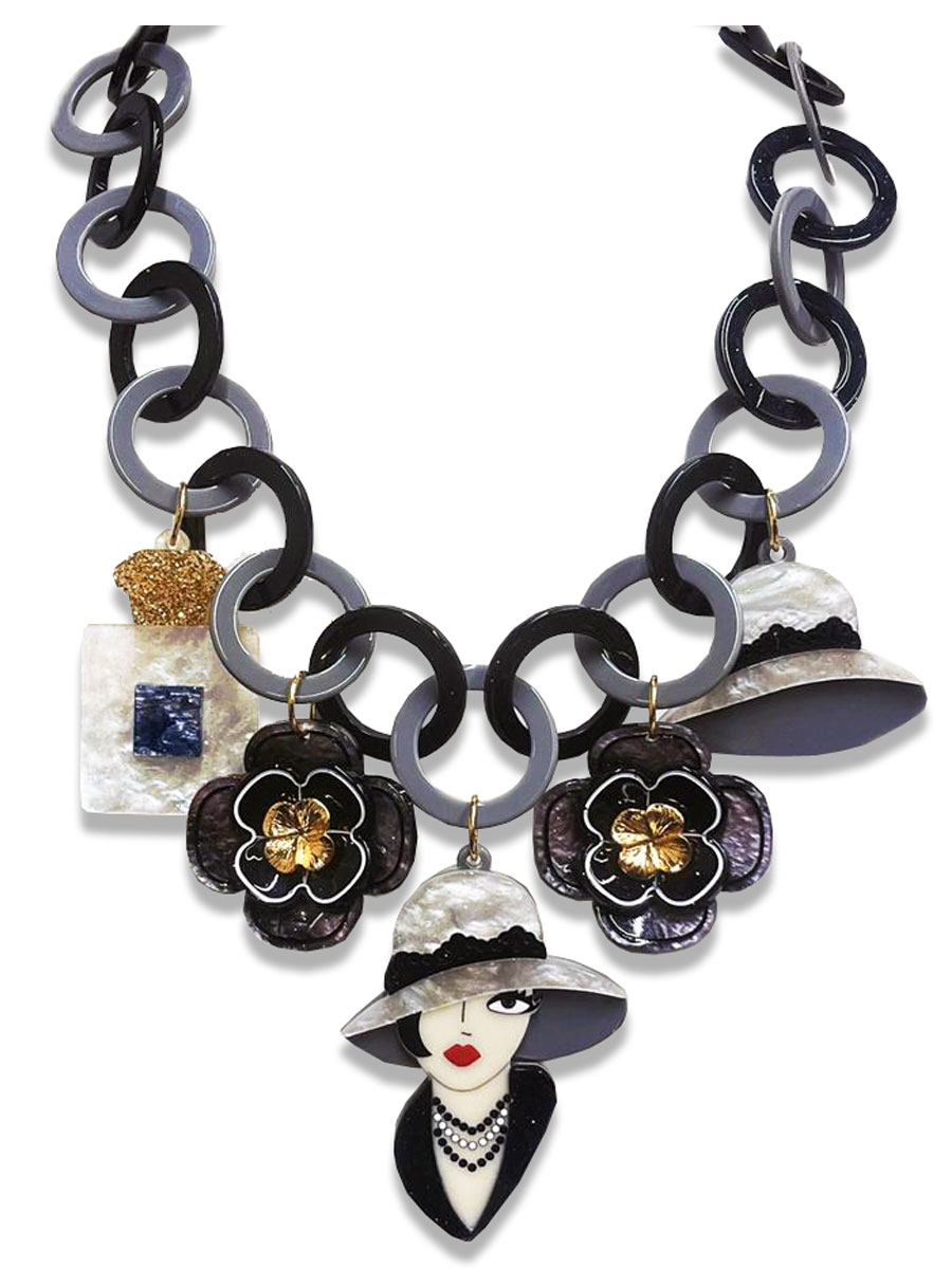 Halsketting Lady Zwart