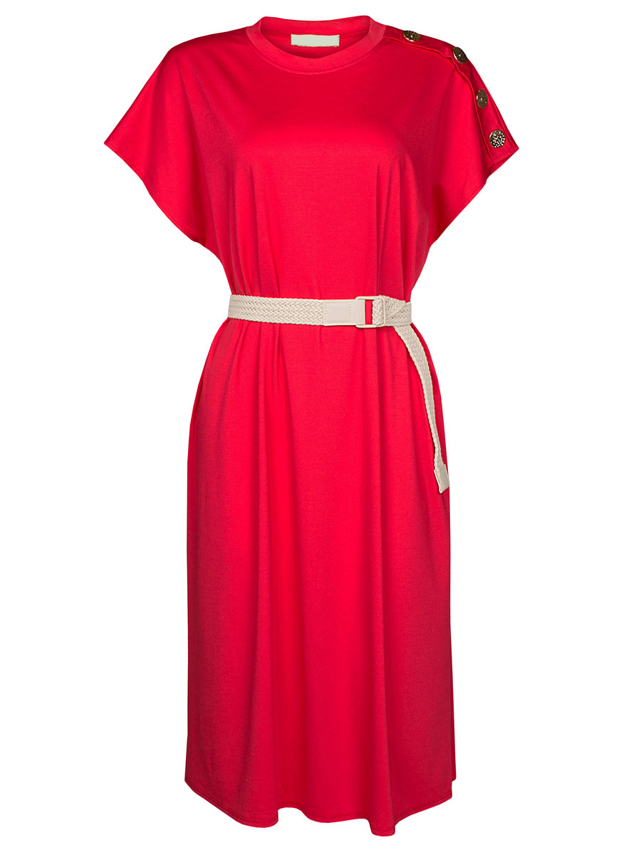 Jurk Comfy Chique Rood