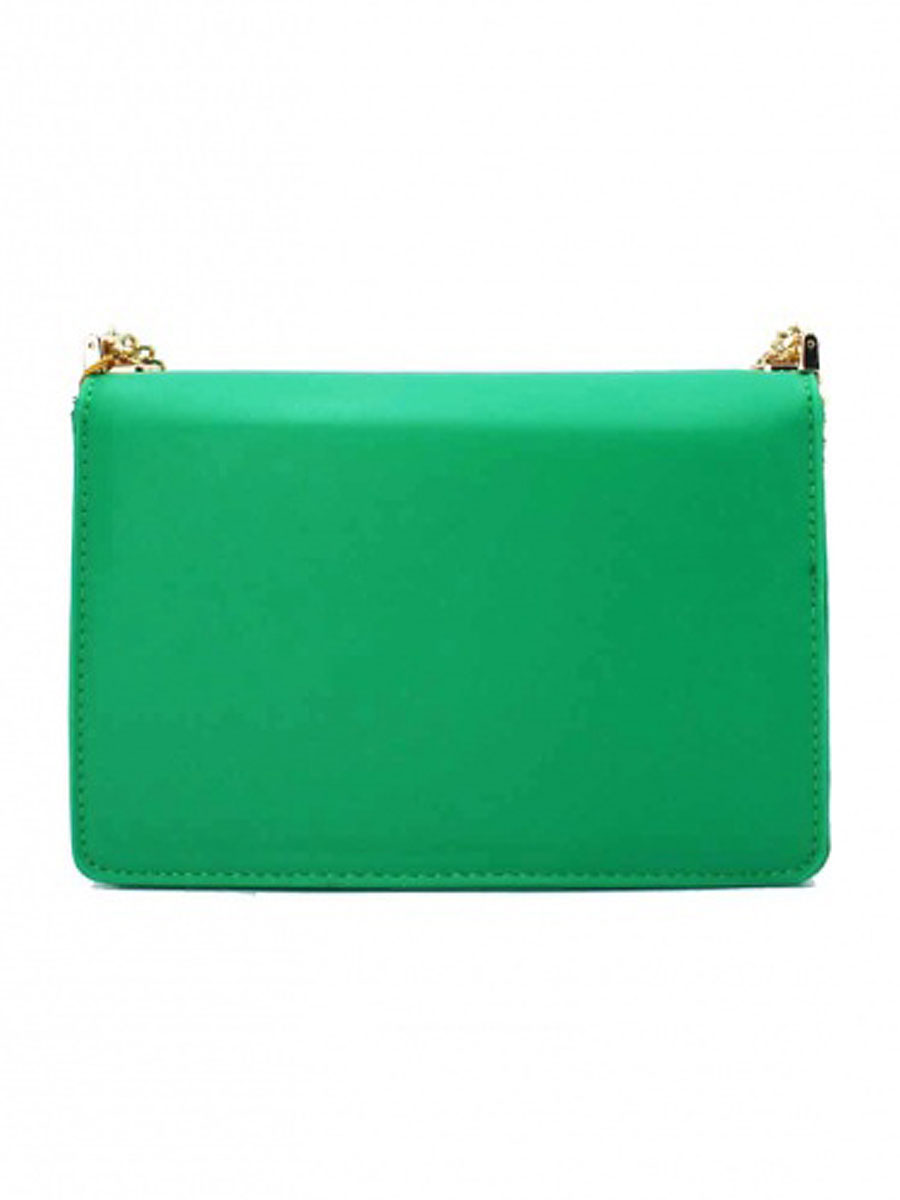 Schoudertas Trendy Groen achterkant
